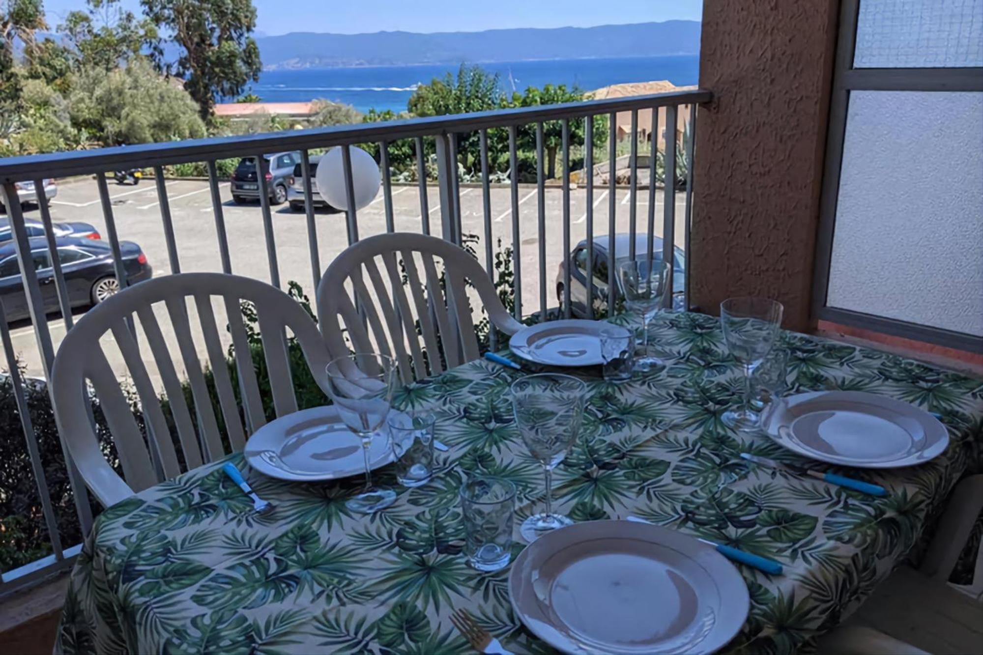 Studio 4 Pers Terrasse Vue Mer Ajaccio  Eksteriør billede